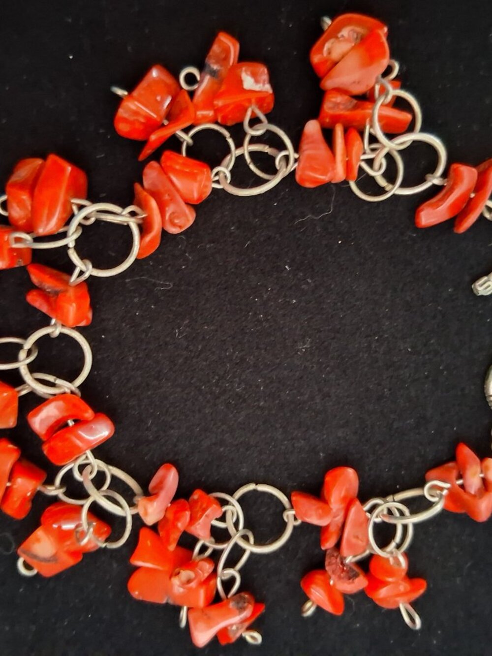 Handmade Red Coral Bracelet